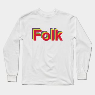 Folk Design Long Sleeve T-Shirt